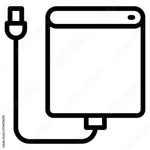 Internal storage icon in vector illustration