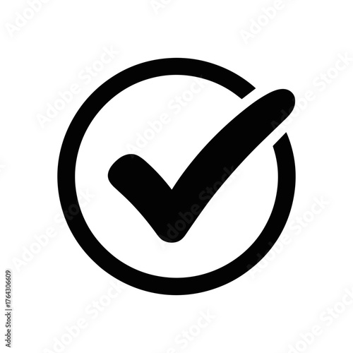 check mark icon vector illustration