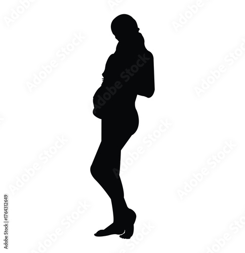 expecting mother, motherhood concept, family lifestyle, health, medical, fetal growth, maternal care, development .eps 10