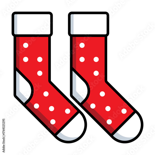 Socks Christmas Illustration