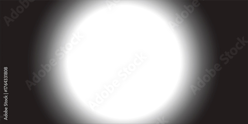 Glowing Central Oval on Black Background – Abstract Minimalist Art
