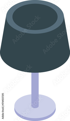 Stylish table lamp providing warm lighting for cozy atmosphere in modern interior design