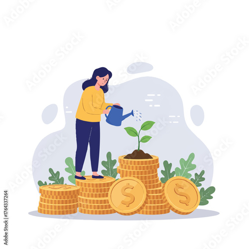 man with a basket of flowers