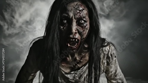 Scary Floating Ghost