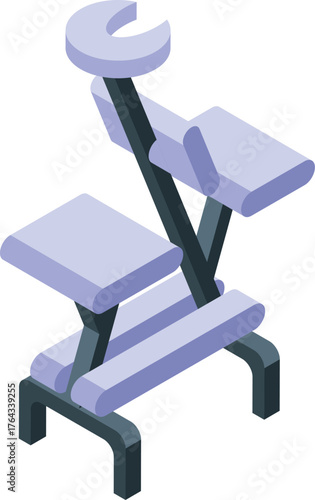 Ergonomic kneeling chair encourages upright posture, reducing back strain and promoting comfort