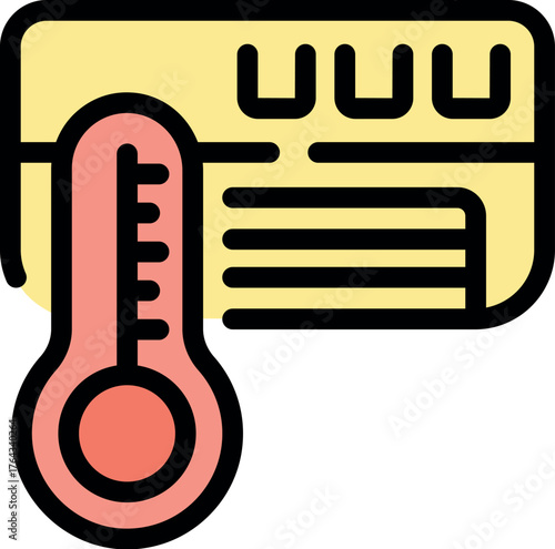 Server temperature control system ensuring optimal conditions for website performance, preventing overheating and maintaining ideal temperature