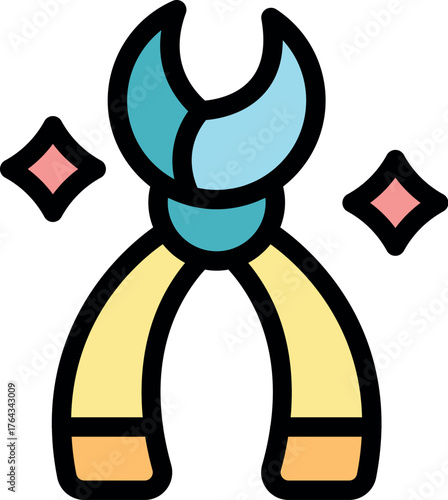 Shiny manicure tool ensuring a flawless and professional nail care experience