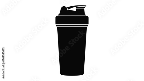 The Ultimate Shaker: A sleek and minimalist image of a protein shaker, designed for optimal mixing and convenient portability, highlighting its functional design.