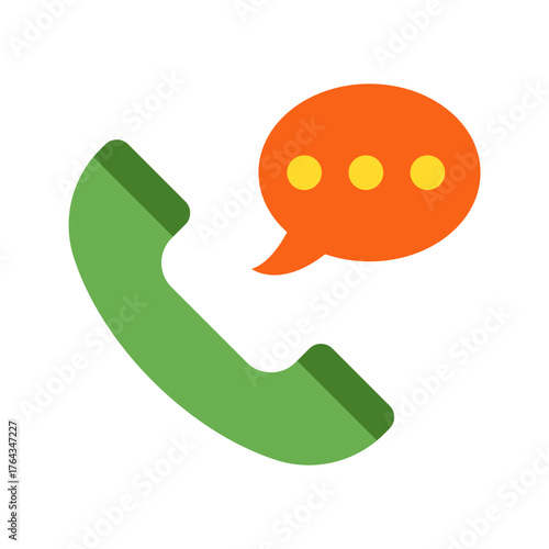Talking on Phone Icon