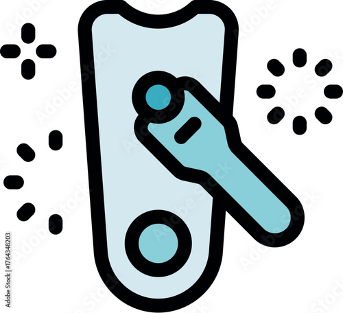 Intraoral camera performing a dental scan, promoting oral hygiene and preventative care