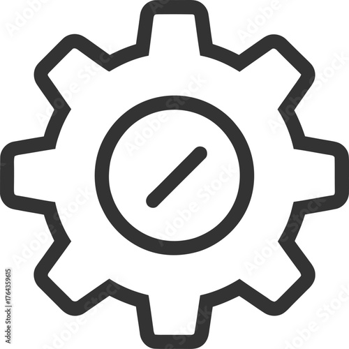 The modern illustration includes a customizable line icon