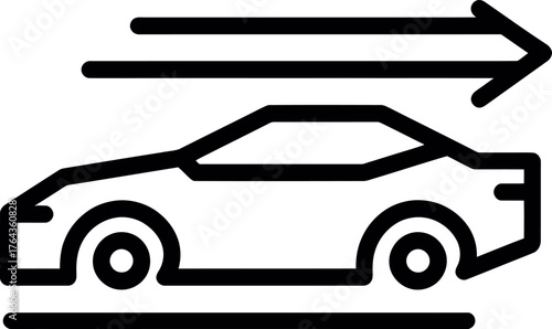 A modern illustration of a line icon is used to represent the return process of a car share service
