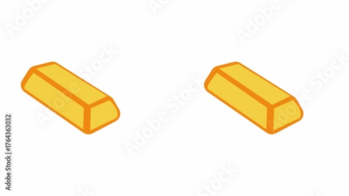 Gold Price Up and Down Looping Animation with Arrows Transparent Alpha Channel Background