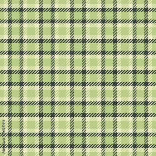 London fabric texture vector, oriental pattern seamless textile. Suit background plaid check tartan in light and lime colors.