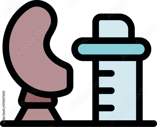 Medical consultation showing uterus size measurement with ultrasound probe during pregnancy monitoring
