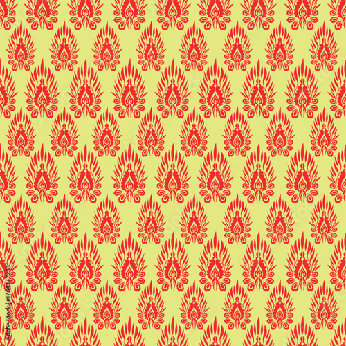 seamless damask pattern