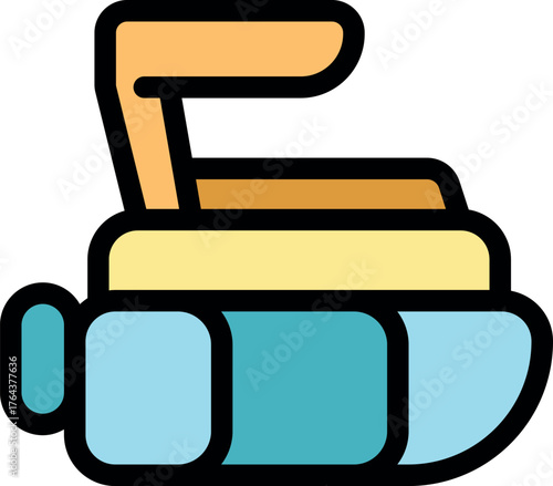 Pedal boat featuring a canopy, perfect for enjoying a leisurely ride on the water