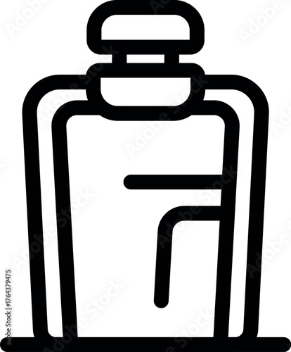Stay hydrated with this convenient sport water bottle, featuring a push button cap for easy access during your workout