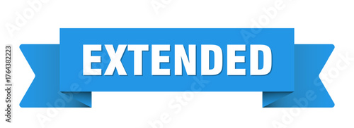 extended ribbon isolated on transparent background. extended ribbon