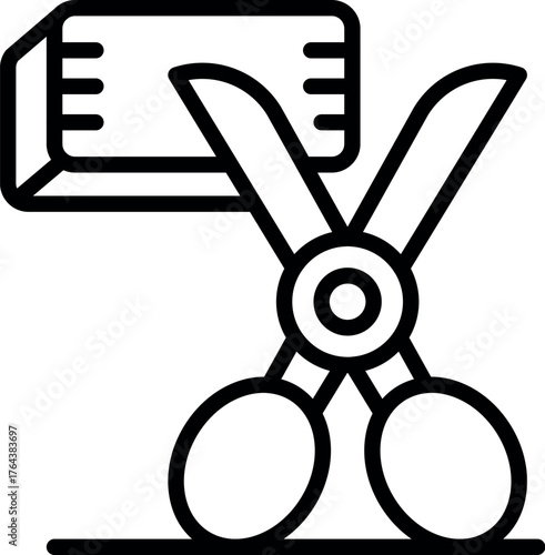 Sharp scissors cutting a credit card, symbolizing the act of cutting up credit cards and eliminating debt