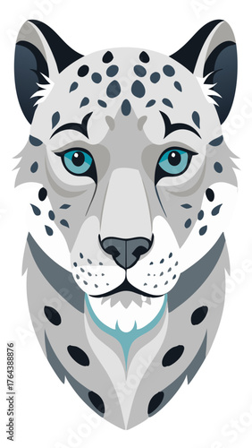 wolf head vector