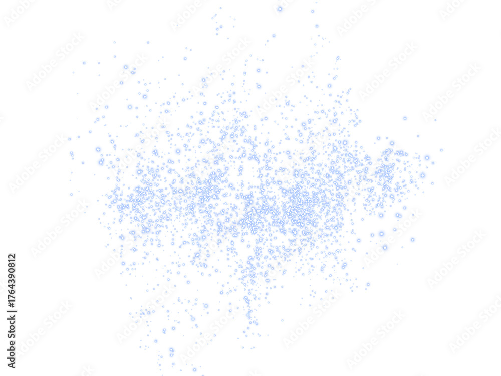 Fototapeta premium Png Blue Dust and Sparkle Overlay PNG Transparent on transparent background