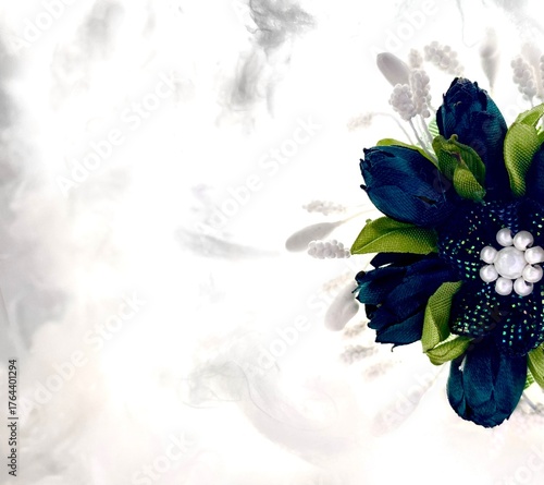 blue flower background