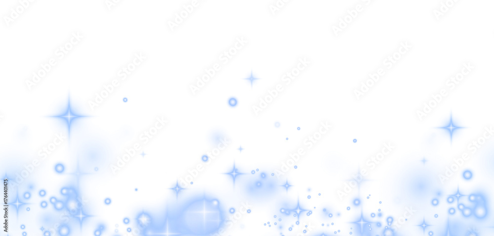 Obraz premium Png Blue Glitter and Sparkles Overlay PNG on transparent background