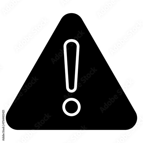 Hazard Warning Glyph Icon
