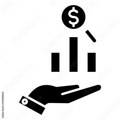 Competitive Advantage Glyph Icon