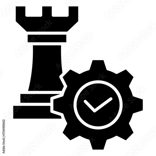 Strategy Glyph Icon