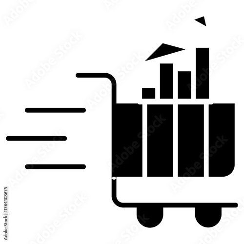 Market Trend Glyph Icon