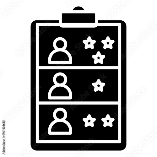 Customer Survey Glyph Icon