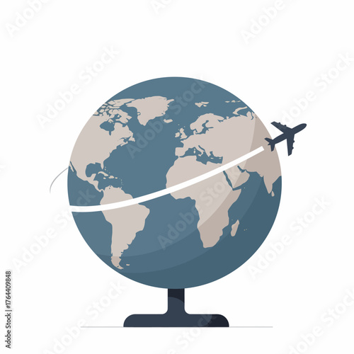 Globetrotting airplane soars around world