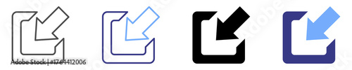 internal model icon set multiple style