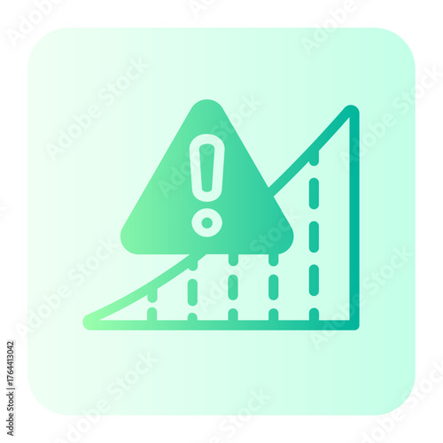 risk management gradient icon