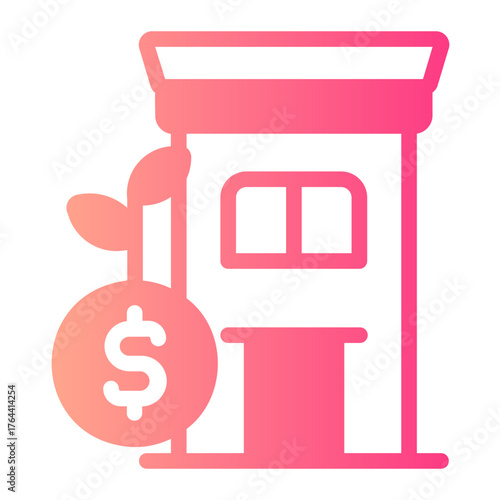 Asset allocation gradient icon