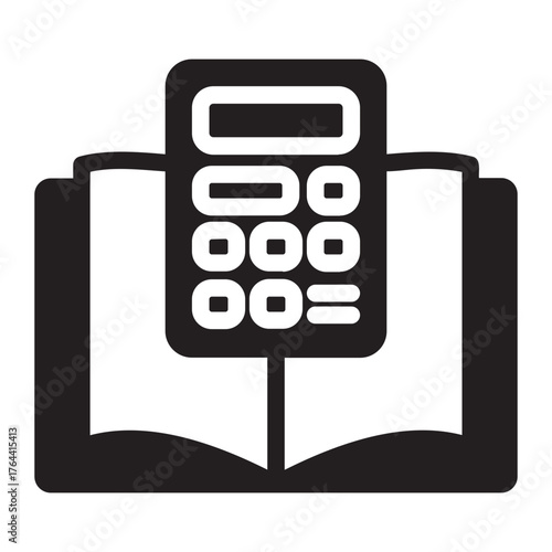 Bookkeeping glyph icon