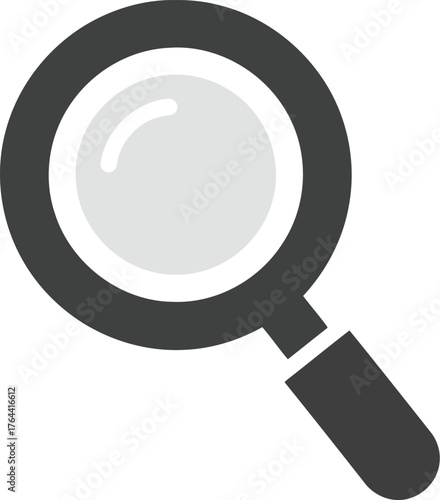 Magnifying glass symbol search icon illustration vector
