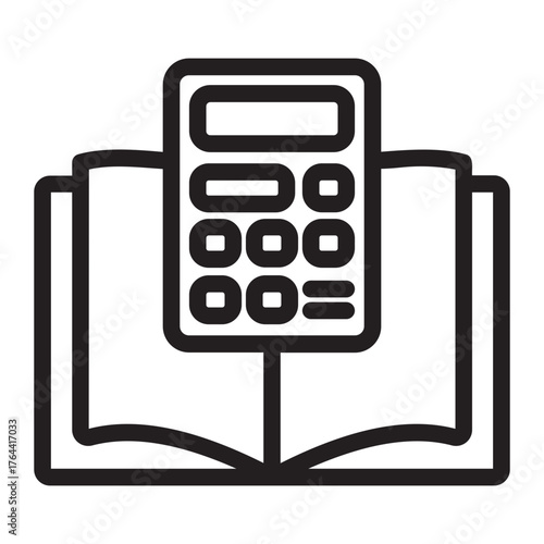 Bookkeeping line icon