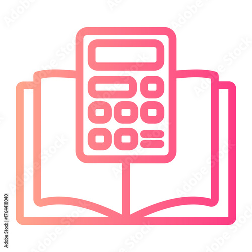 Bookkeeping gradient icon