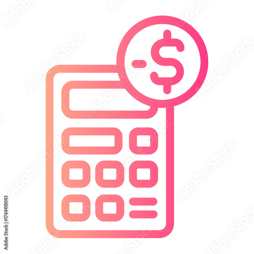Debt gradient icon