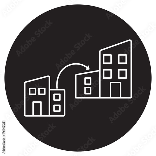 Job Change Icon, Career Transition, New Job Opportunity, Job Switch, Career Advancement, Professional Growth, vector