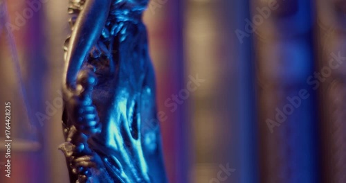  Lady Justice Bronze Sculpture close-up detail