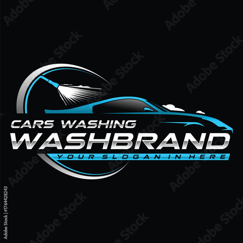 Car Washing Logo