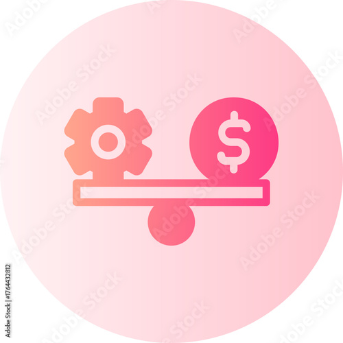 leverage gradient icon
