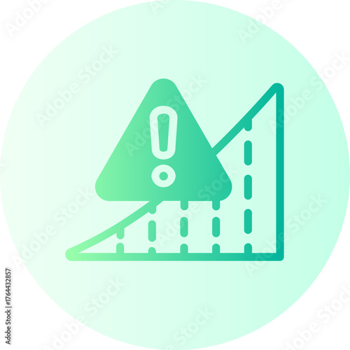 risk management gradient icon
