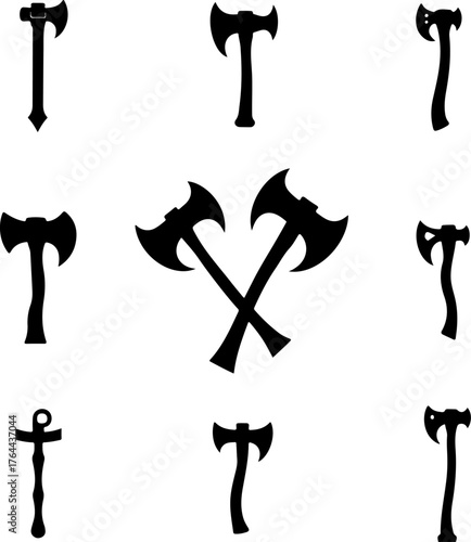 American Football Team Huddle with Grunge Border Silhouette Bundle