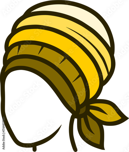 woman wearing a turban head covering