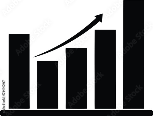 Infographic element bar chart vector